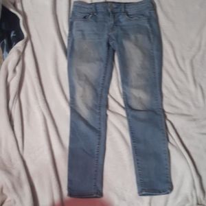 Light wash skinny blue jeans from American Eagle